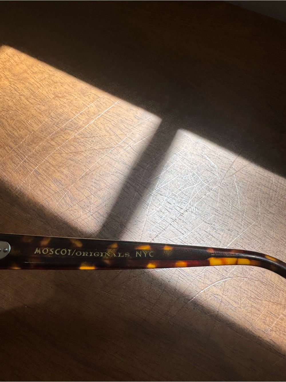 MOSCOT FRITZ 42 Tortoiseshell Square Frame Glasses in - Picture 8 of 8